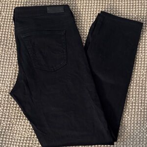 👖AG Adriano Goldschmied Women's Black Ankle Jeans